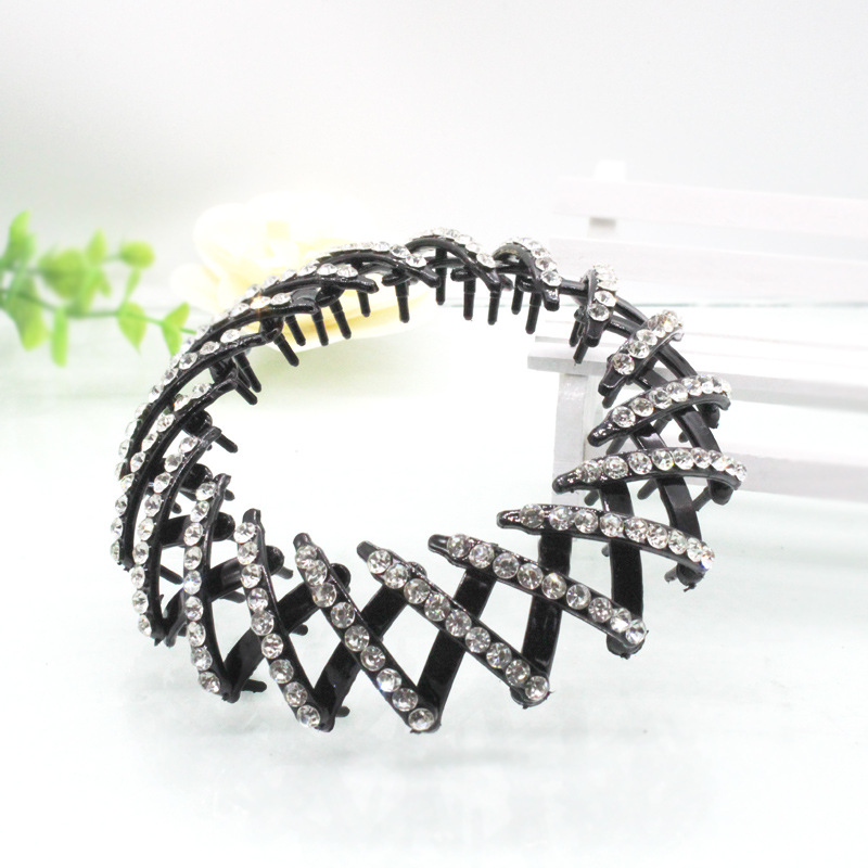 Rizador de pelo mediano cabeza de bola media nueva Nido de Pájaro agarre del pelo Cola de Caballo hebilla tocado flor corsé anillo de pelo accesorios para el cabello pinza de pelo