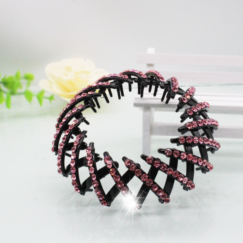 Rizador de pelo mediano cabeza de bola media nueva Nido de Pájaro agarre del pelo Cola de Caballo hebilla tocado flor corsé anillo de pelo accesorios para el cabello pinza de pelo