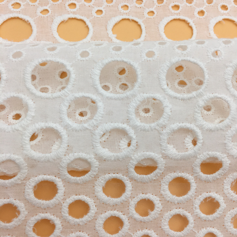 厂家供应大四孔满副棉布刺绣花边 面料花边 棉布花边 现货