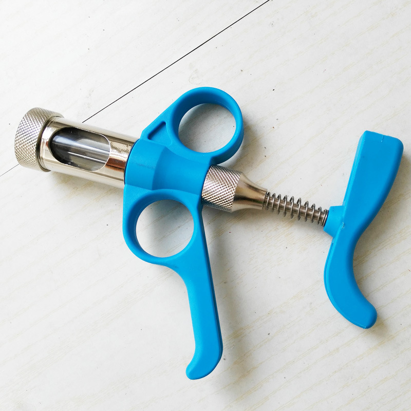 鸡痘疫苗接种器5ml鸡痘针双针鸡痘连续注射接种刺种针高效