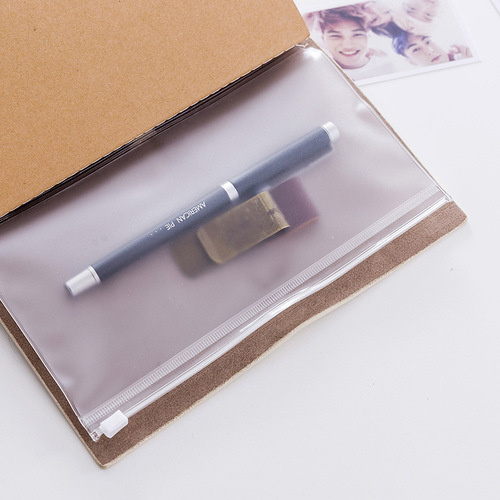 Boxed A5 retro loose-leaf hand ledger Korean notepad travel record stamped portable diary business notebook