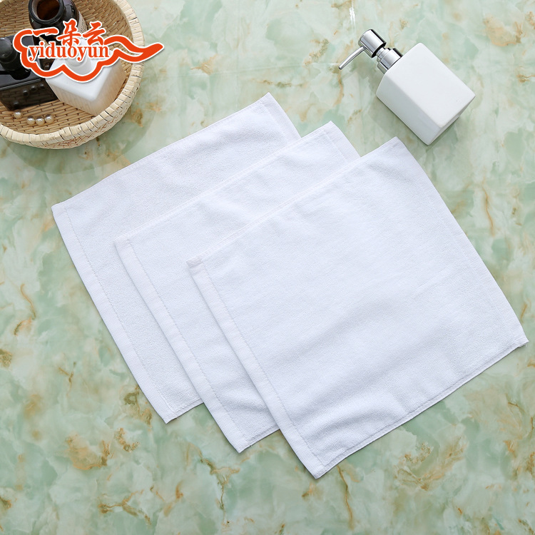 Manufacturer Pure Cotton White Square Towel 30*30 Hotel Disposable Small Square Towel Embroidered Logo Cotton Small Towel Wholesale Manufacturer Pure Cotton White Square Towel 30*30 Hotel Disposable Small Square Towel Embroidered Logo Cotton Small Towel Wholesale
