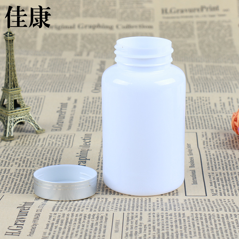 250gmlPET广口金属盖塑料瓶包装瓶固体液体分装瓶塑料包装瓶