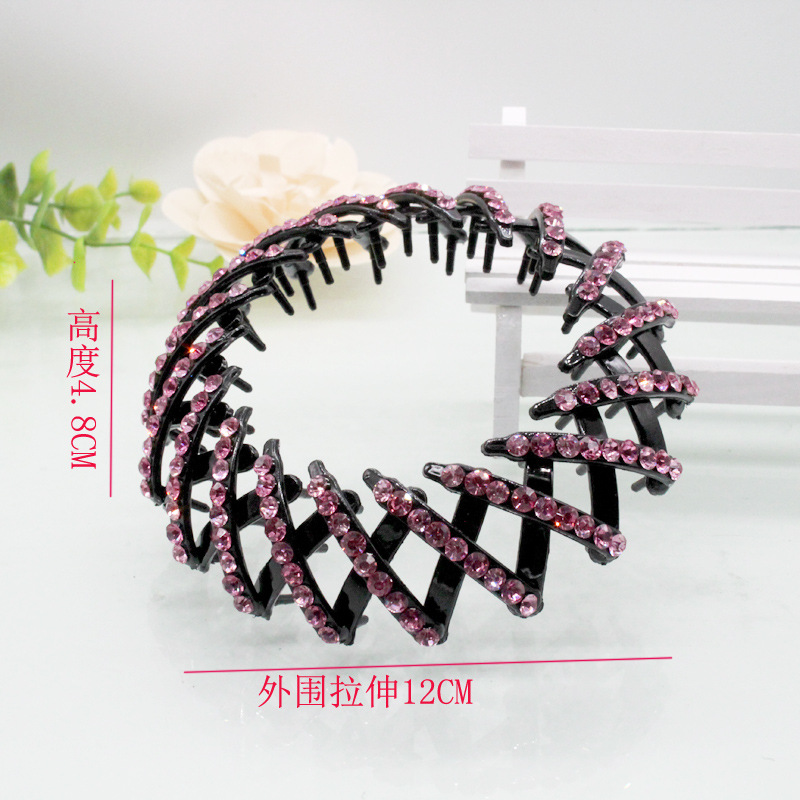 Rizador de pelo mediano cabeza de bola media nueva Nido de Pájaro agarre del pelo Cola de Caballo hebilla tocado flor corsé anillo de pelo accesorios para el cabello pinza de pelo