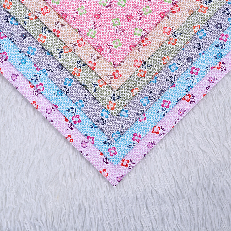 现货新品韩版复古涤纶面料窗帘布 印花步箱包辅料里布 一件代发