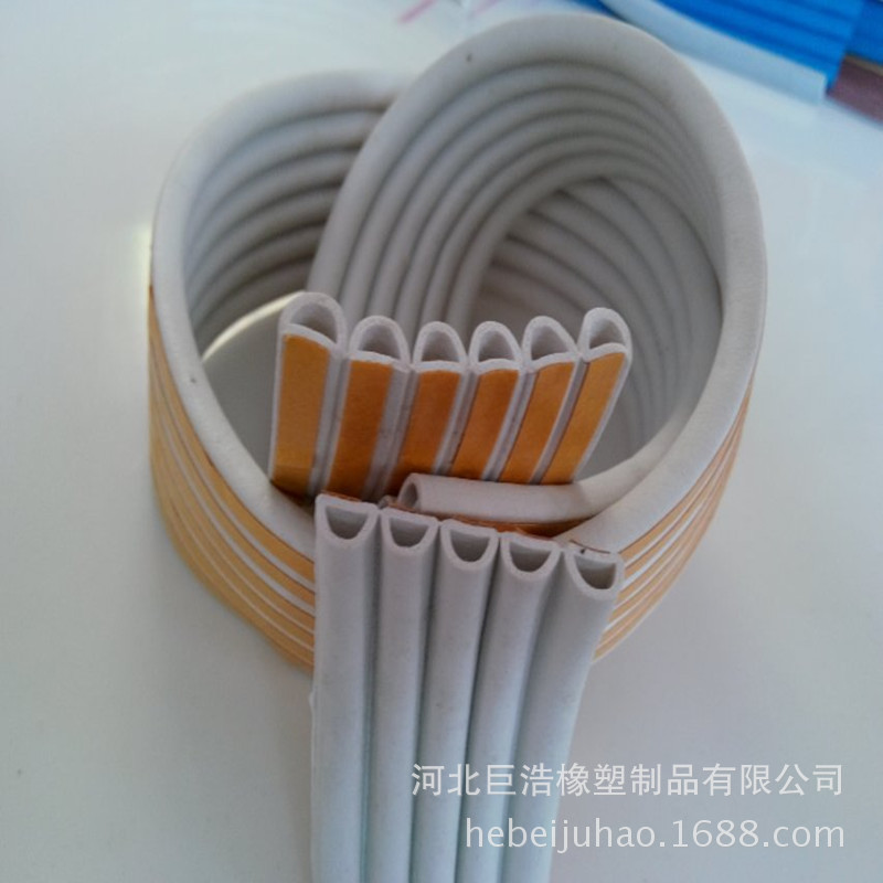 三元乙丙自粘橡胶密封条 平板自粘橡胶密封条 异形自粘橡胶密封条