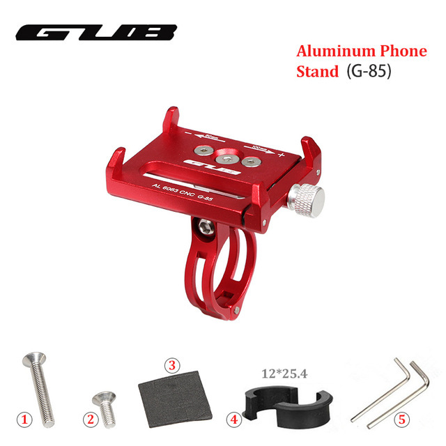 GUB montagne en alliage d'aluminium batterie électrique vélo support de téléphone pour moto G-85 G-86_voghion.com