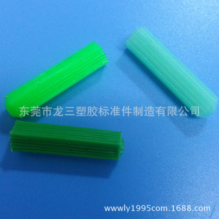 龙三现货供应067D绿色圆柱型直通胶塞批发