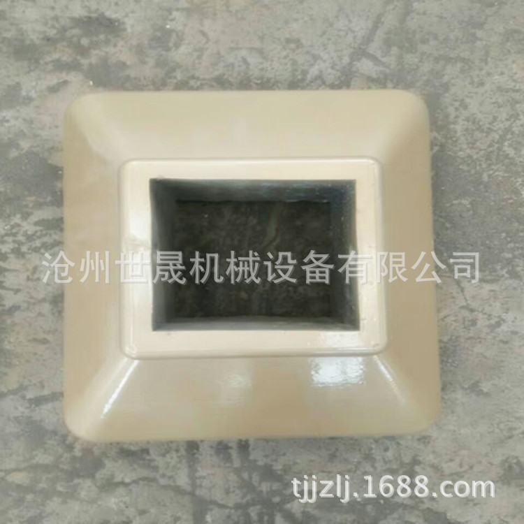 交通道路铸铁护栏底座300*400*150  国标生产马路墩重量80口径