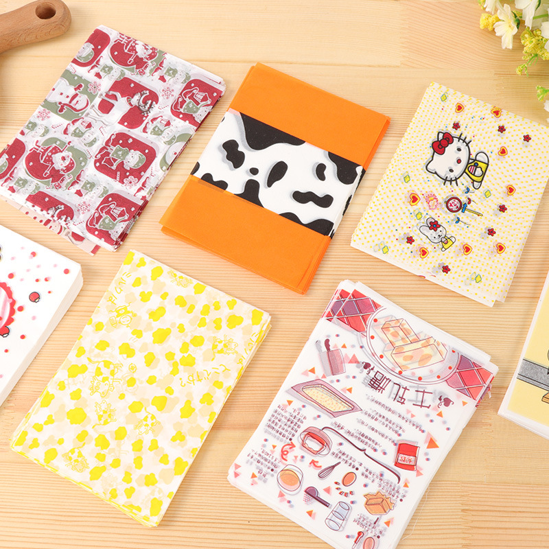 Venta al por mayor papel de envolver caramelo papel almohadilla de papel docenas de papel de envolver caramelo opcional 100/Set