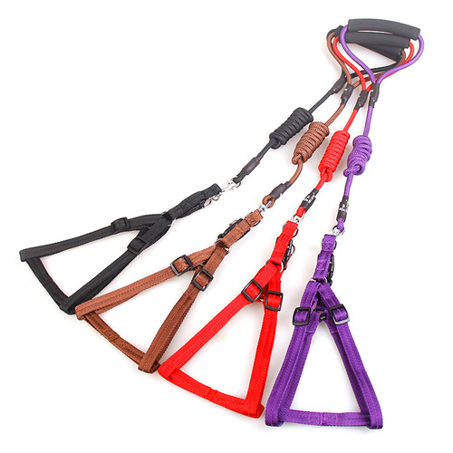 Pet Supplies Leash Outdoor Dog Walking Nylon Braided Harness Dog Accessories Leash Wholesale