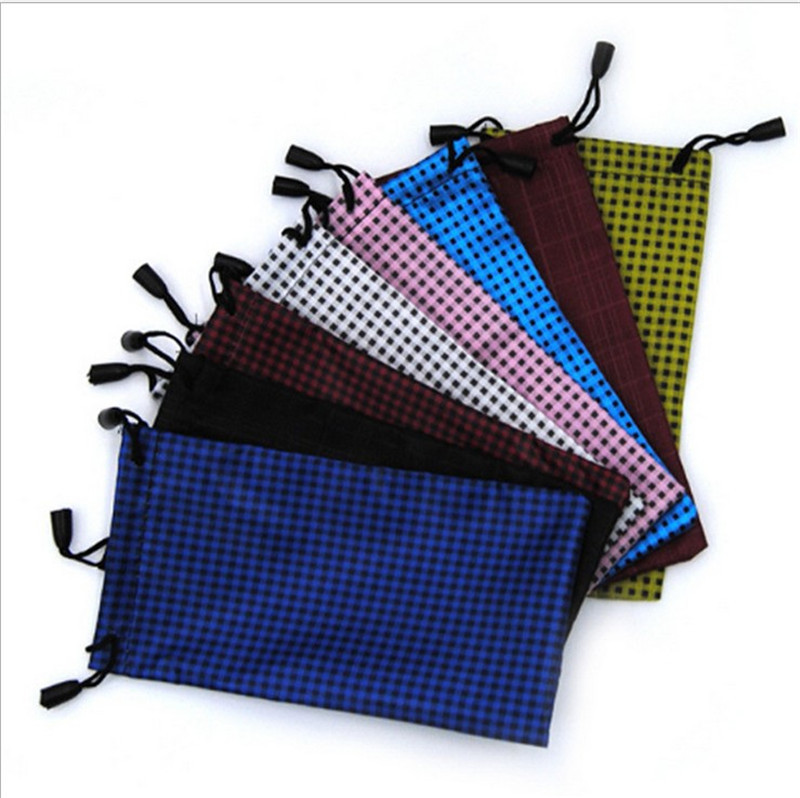 2026 New Style Glasses Bag, Sunglasses Cloth Bag, Plaid Glasses Cloth Bag, Mobile Phone Bag, Jewelry Bag, Glasses Accessories