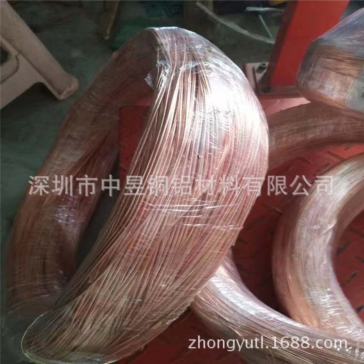 供应c1100软态紫铜丝 高导优质红铜丝 无氧铜线 半硬铜丝1mm2mm
