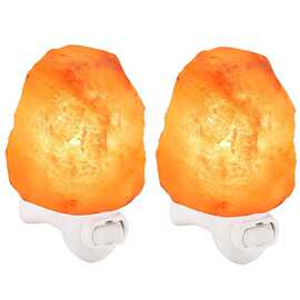 喜马拉雅小壁灯 负离子灯盐灯两个装小壁灯小夜灯salt lamp 2pack