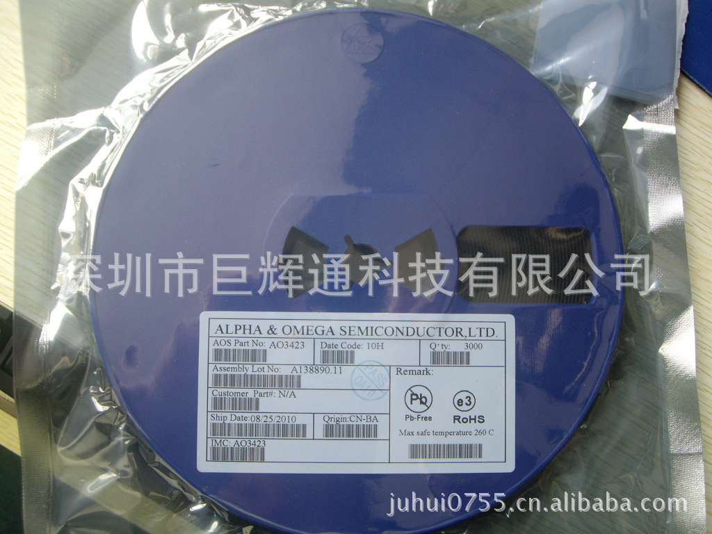 AO3423 专业代理MOS管 一系列规格型号 价格优势 免费试样