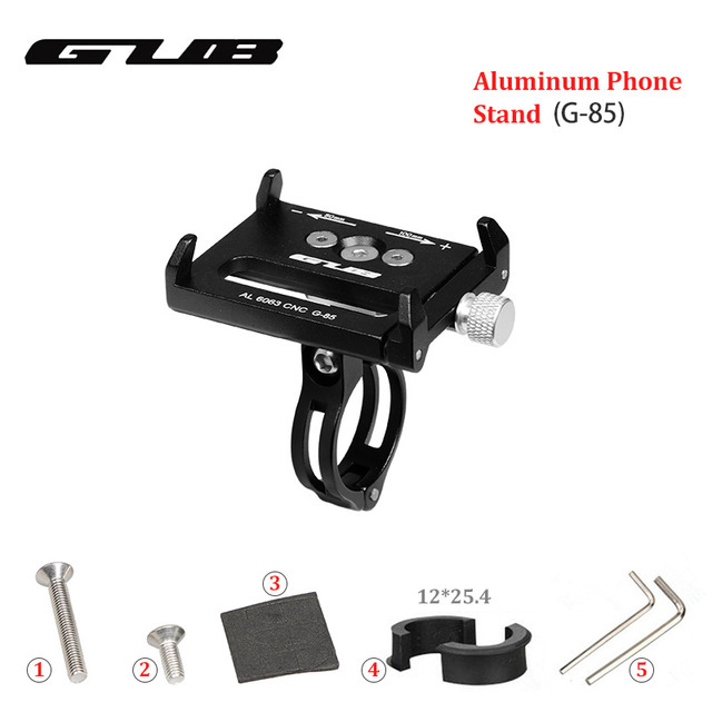 GUB montagne en alliage d'aluminium batterie électrique vélo support de téléphone pour moto G-85 G-86_voghion.com
