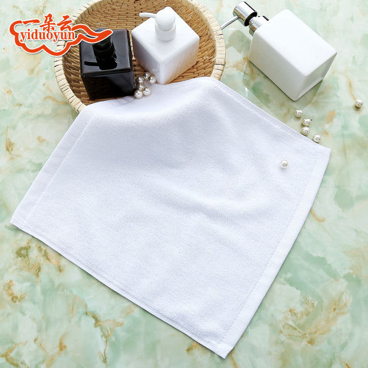 32 Strands of Towels Wholesale Hotel Bath Pedicure White Towel Cotton Towel Disposable Square Towel Napkin