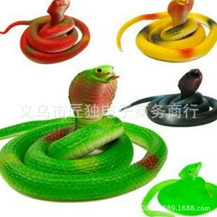 Children's big rubber realistic toy, cartoon creative glasses from soft rubber