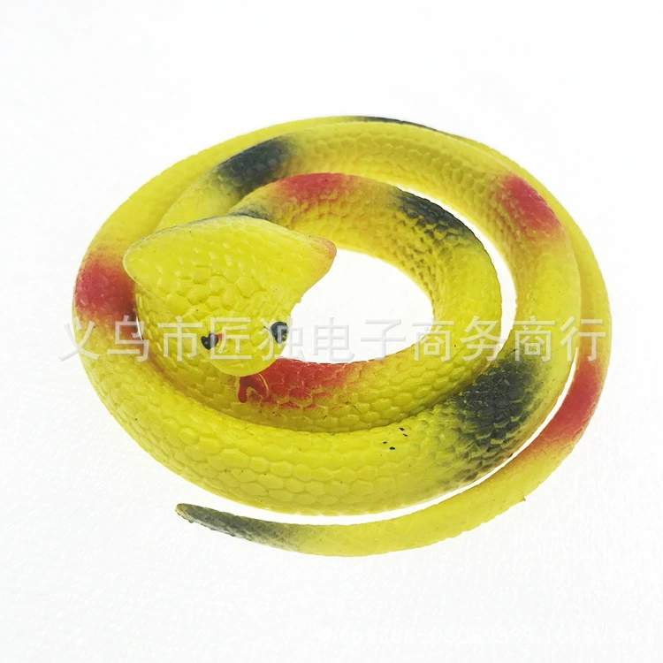 Children's big rubber realistic toy, cartoon creative glasses from soft rubber