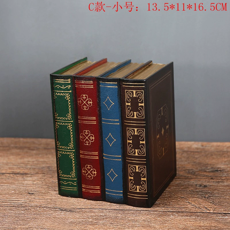 Ретро деревянная система хранения для офиса, европейский стиль