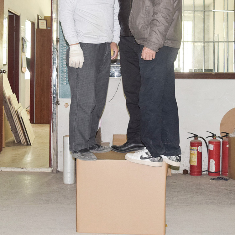 Fábrica de cartón grande extra duro de cartón móvil al por mayor de cinco capas super duro cartón corrugado expreso caja de papel de embalaje