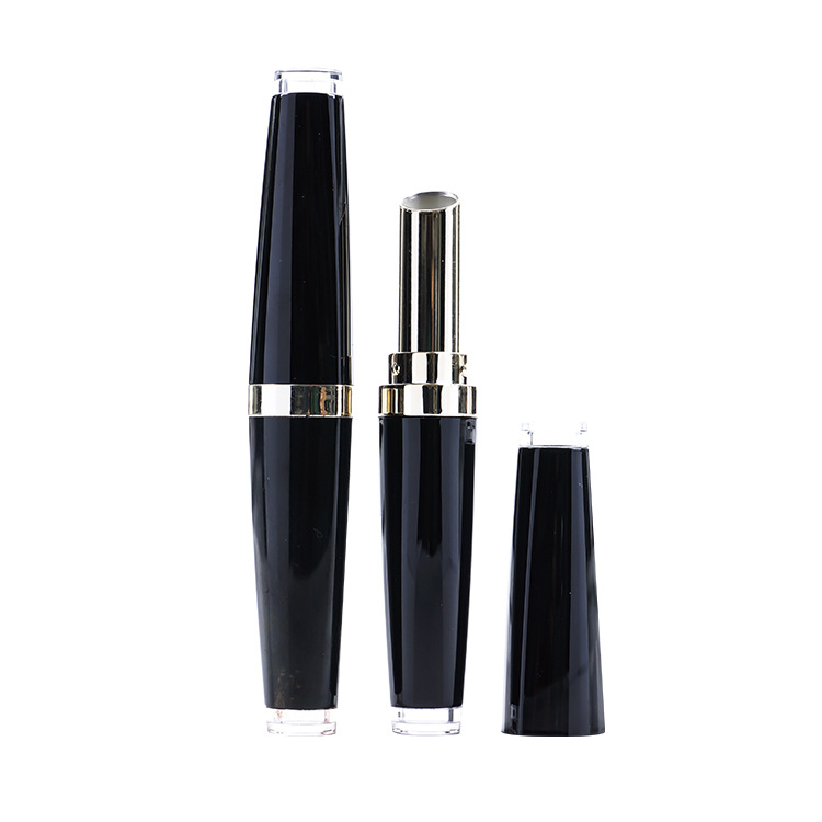 口红管包材 黑色diy新款塑料口红管 DIY润唇膏管