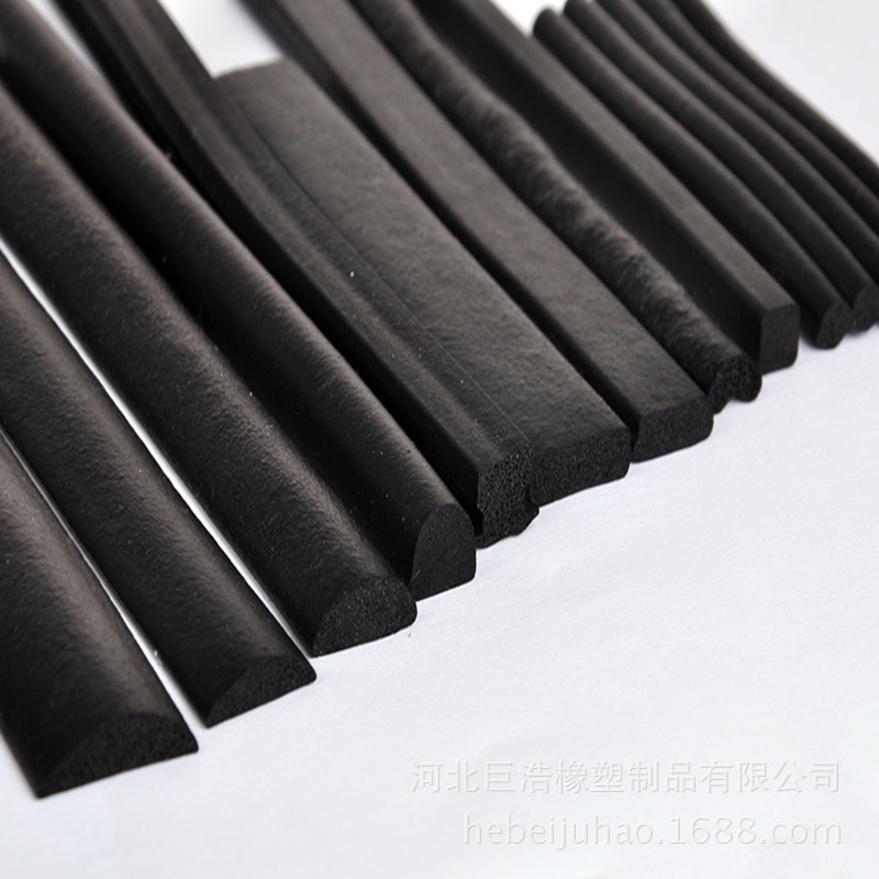 EPDM橡胶发泡密封条 橡胶耐磨损密封条 异形三元乙丙密封条