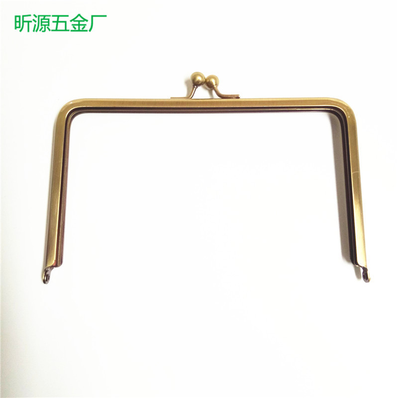 专业供应 手袋五金边框配件 银钱包夹框 口金较