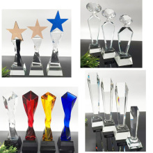 创意水晶篮球足球网球高尔夫排球赛奖杯奖章奖金属奖杯