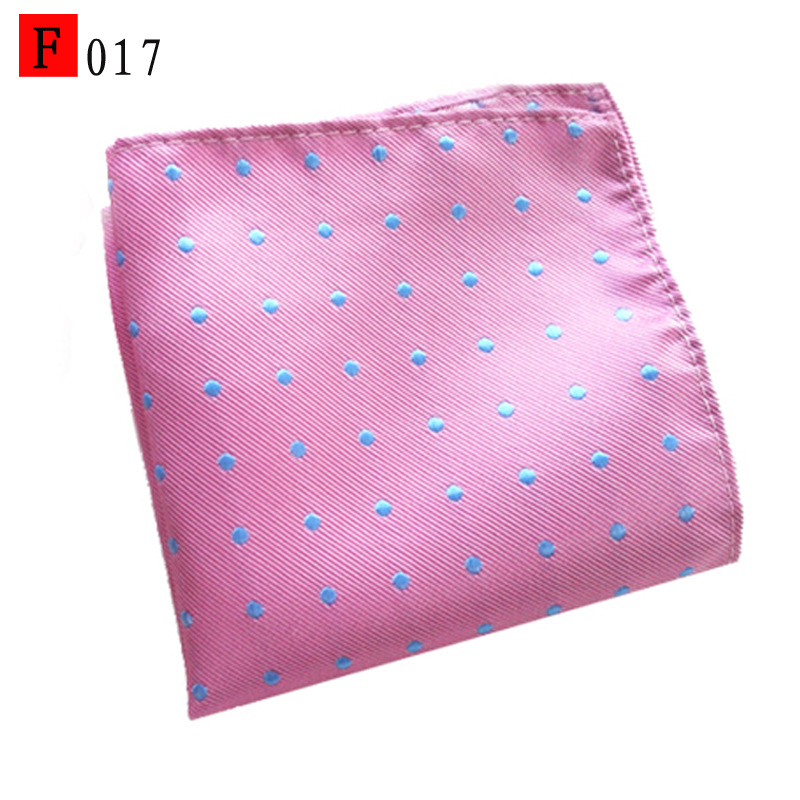 En stock suministro de poliéster jacquard puntos de anacardo moda casual Toalla de bolsillo de los hombres pequeña bufanda cuadrada pañuelo Toalla de pecho