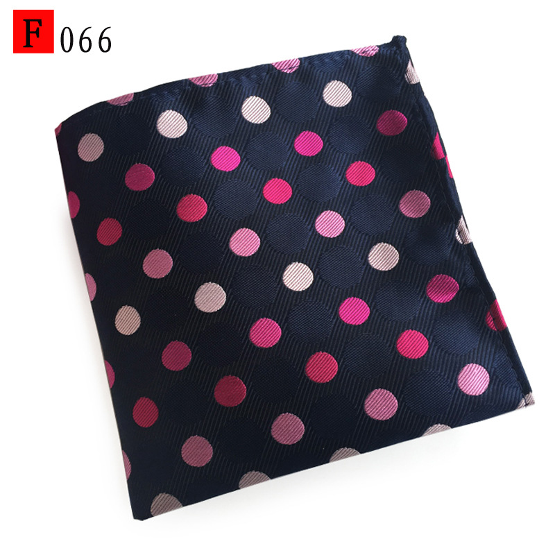 En stock suministro de poliéster jacquard puntos de anacardo moda casual Toalla de bolsillo de los hombres pequeña bufanda cuadrada pañuelo Toalla de pecho
