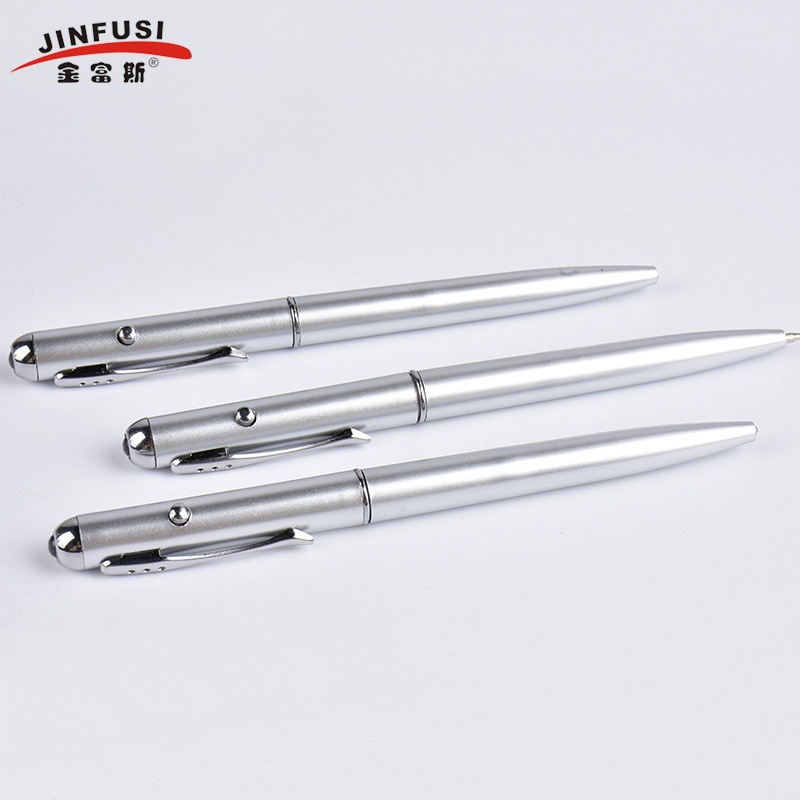 Nuevo plástico creativo bolígrafo invisible UV luminoso procesamiento UV pluma publicidad pluma láser LOGO lámpara de montaje de la pluma 4
