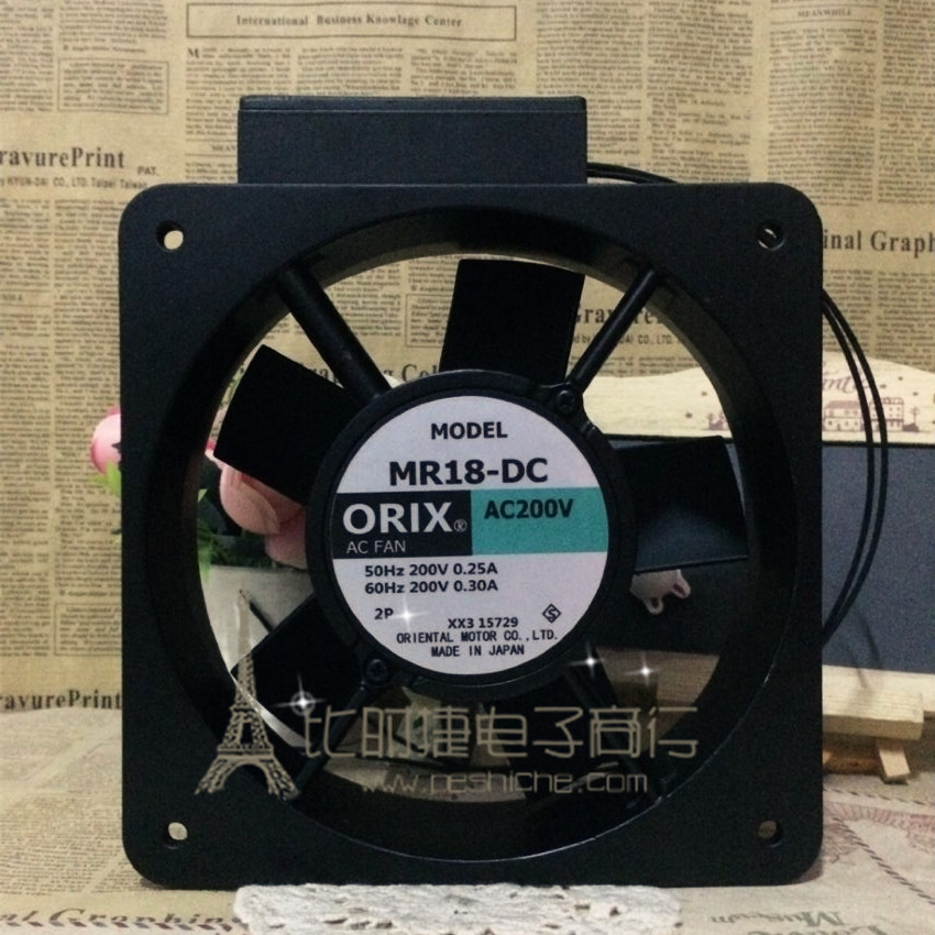 正品日本东方ORIX 18065轴流风机 MR18-DC 200V 散热风扇