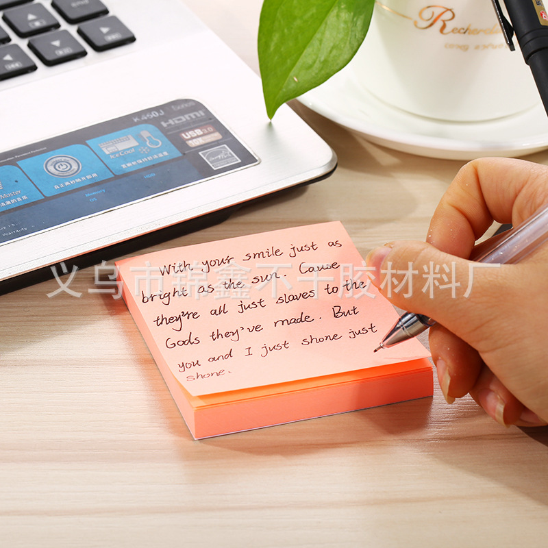 형광 핑크 76*76mm (12 회 복용하십시오)