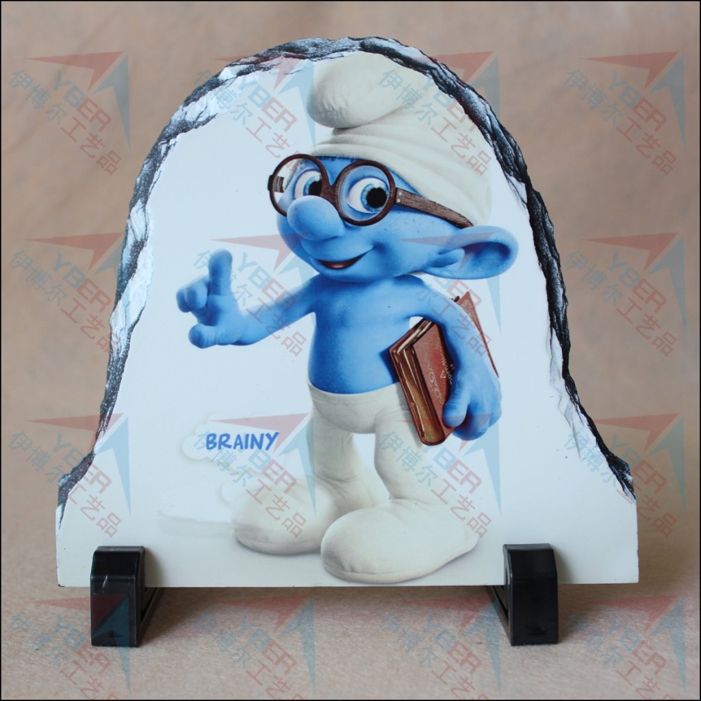 ��Ȼ��ʯ����תӡʯ�滭15*15cm �հ�Ϳ��ǧ����ʯ��װ��ʯͷ��