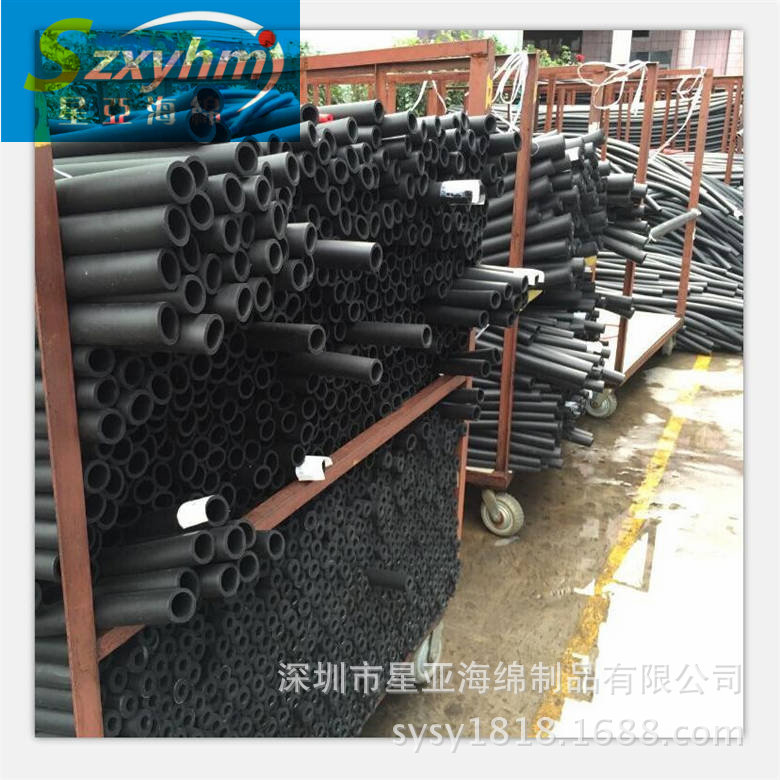 厂家直销NBR环保双色泡绵手柄 EVA海绵套管生产 单杆娃娃跳海绵套