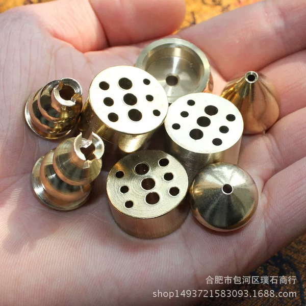 Brass Gourd Incense Insert, Nine-Hole Incense Holder, Mini Incense Plate Incense Holder, Creative Incense Insert (All in Stock)
