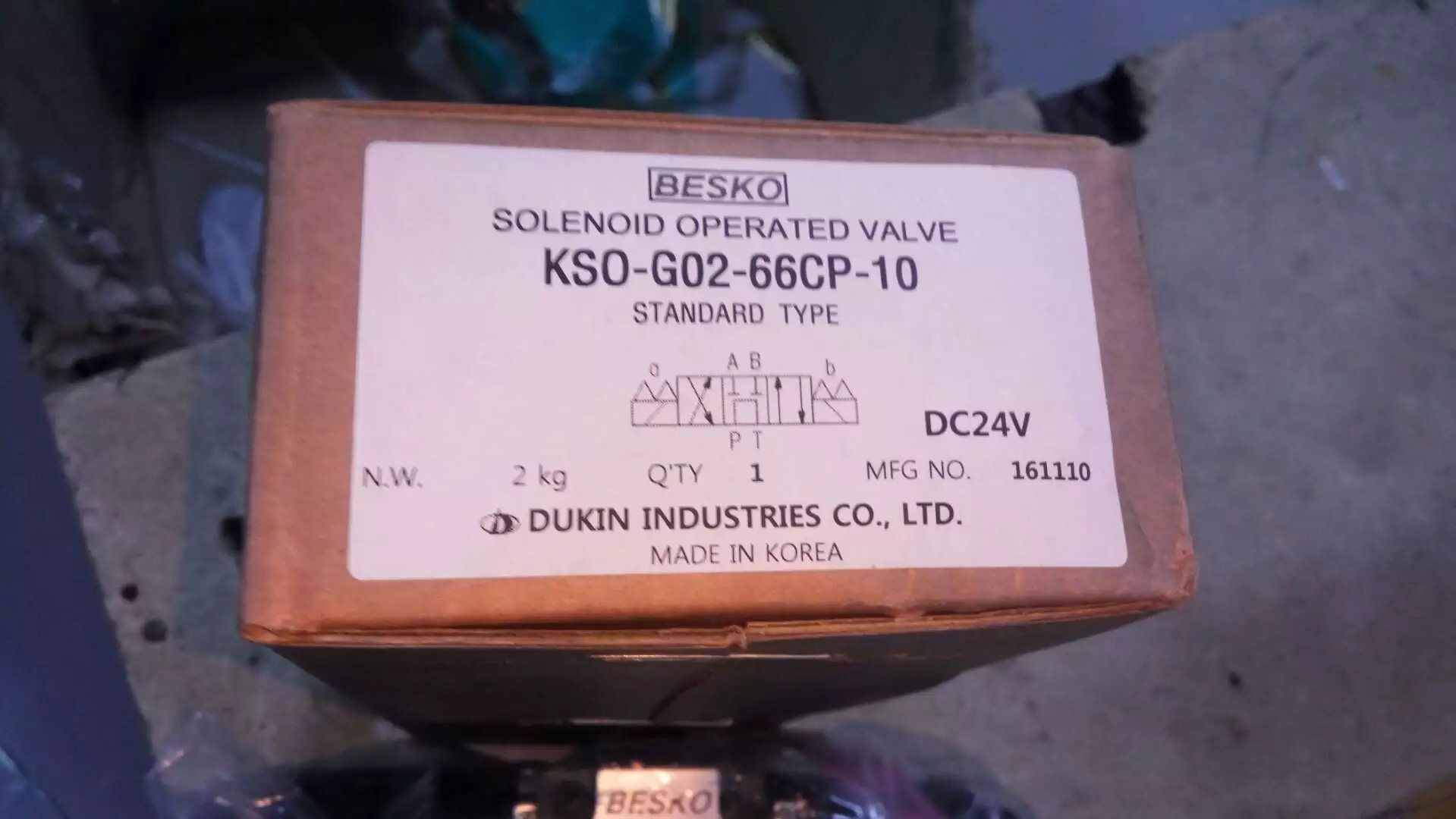 韩国BESKO液压阀油泵液压电磁阀KSO-G02-66CP-10全系列