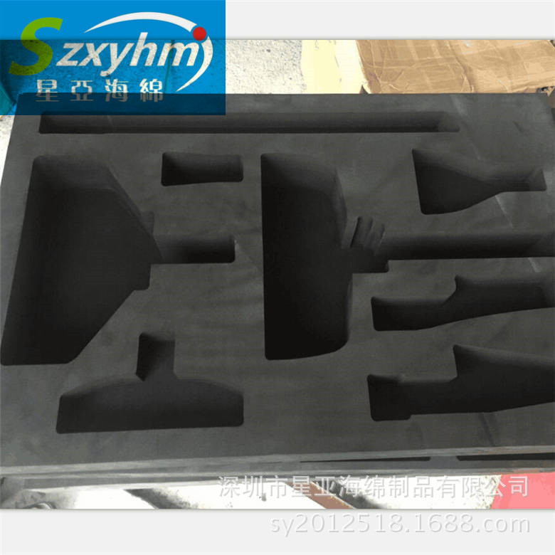 环保模压雕刻工具箱内胆 冲压EVA泡棉一体成型 防震防潮包装内托