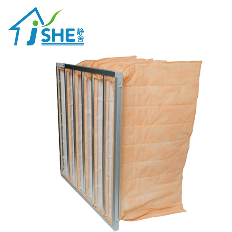 厂家直销F5中效空气过滤网 袋式过滤器  低阻力棕色过滤袋