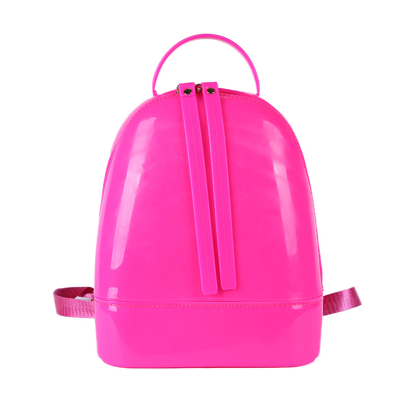 Bolso cosmético de La jalea de las mujeres ocasionales del verano 2019 nueva mochila Coreana de La jalea mochila simple de la moda