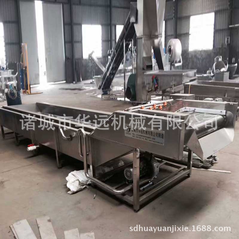 供应中草药专业清洗机不锈钢气泡清洗机芹菜去泥喷淋清洗机蔬果