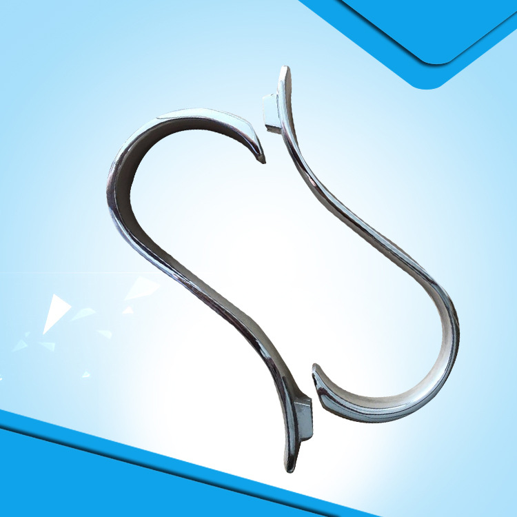 金属五金配件加工 机械门把手铝合金金属五金件抛光加工批发