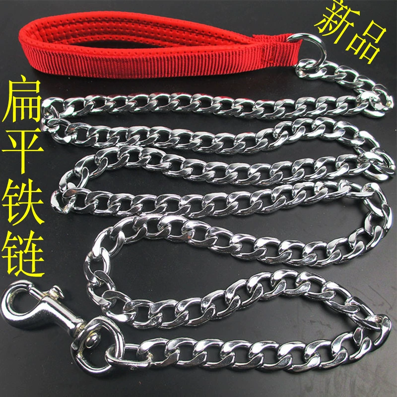 Собачий тяговый трос против укуса Железная цепь Собачий трос плюс пена