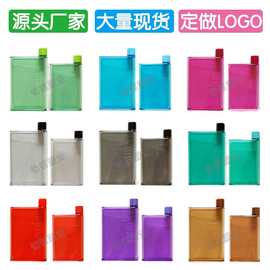 创意a5水杯a6笔记本塑料水杯扁平纸张水壶塑料瓶方形水杯子logo