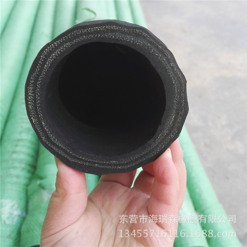 煤矿用排吸管 钢丝骨架橡胶管 大口径埋吸管 排涝抗旱橡胶钢丝管