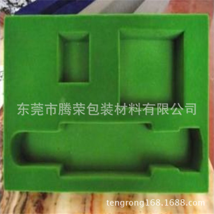 供应供应 白色贴绒内衬  化妆品包装EVA内衬 贴绒EVA内衬