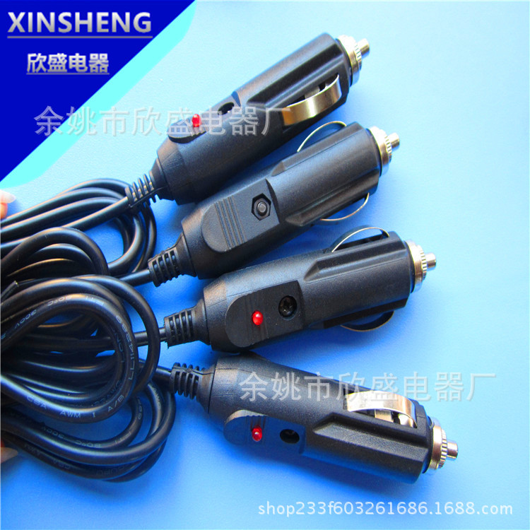 厂家直销dc线dc插头转点烟器