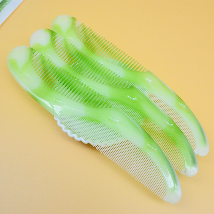 EE67 jade-colored combs are not easy to break tendon combs new and…