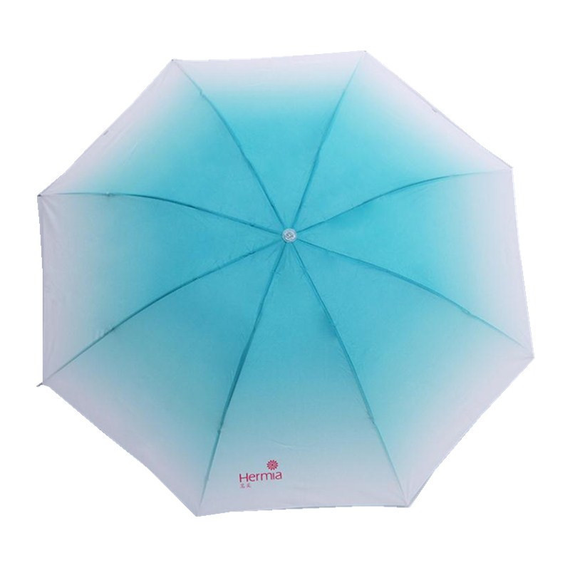 Factory supply touch weaving printing advertising umbrella creative manual folding 58*8K advertising umbrella wholesale